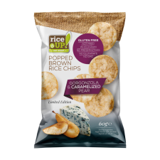 Rice Up chips gorgonzola sajtos ízű 60 g (Gluténmentes) előétel és snack