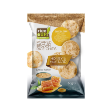 Rice Up chips mézes-mustáros 60 g reform élelmiszer