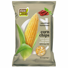 Rice Up Kukorica chips Szárított paradicsom izű 60 g reform élelmiszer