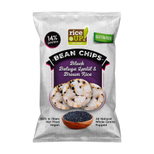 Rice Up proteines chips fekete beluga lencsével 60 g reform élelmiszer