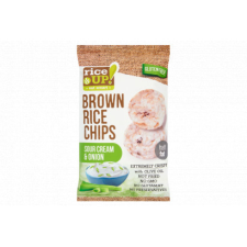  Rice Up Rizs Chips Hagymás-Tejfölös 60g /24/ előétel és snack
