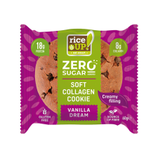  Rice UP Zéro Kollagén, protein keksz vanília ízű - 60g csokoládé és édesség