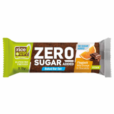 Rice Up Zero Zabszelet narancshéjjal 70g étcsokival, hozzáadott cukor nélkül vitamin és táplálékkiegészítő