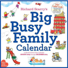 Richard Scarry Big Busy Family 2024 Wall Calendar – Richard Scarry naptár, kalendárium
