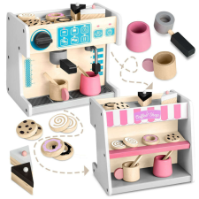 Ricokids Cukrászat egy kávéfőzővel Ricokids 785101 fehér konyhakészlet