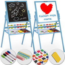 Ricokids Forgó, mágneses krétatábla - kék kreatív és készségfejlesztő