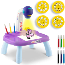 Ricokids Kivetítő a Ricokids 773700 - lila RiCokids rajzolásának megtanulásához kreatív és készségfejlesztő