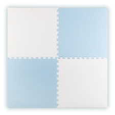 Ricokids Nagy ricokids puzzle szőnyeg 60x60 cm 4 db kék-fehér szőnyeg játszószőnyeg