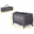 Ricokids RK-242 Összecsukható Kiságy - Antracit - 125x65x78cm
