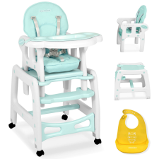 Ricokids Sinco 5 az 1-ben etetőszék, türkiz etetőszék