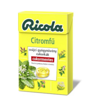 Ricola cukorka citromfű - 40g csokoládé és édesség