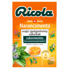 Ricola Gyömbér Narancsmenta 40g /10/ csokoládé és édesség