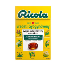  RICOLA ORIGINAL HERB GYOGYNOV.CMENT.CUK 40G csokoládé és édesség