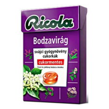 Ricola RICOLA CUKOR BODZA CM. 40 g reform élelmiszer