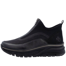 Rieker 48053 00 divatos női magasított talpú félcipő