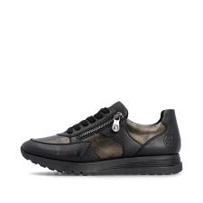 Rieker Rieker 49010 02 divatos női fűzős bőr sneaker női cipő
