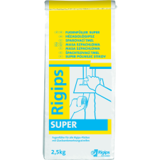  Rigips Super 2,5kg hézagoló gipsz glett, gipsz, csemperagasztó, por
