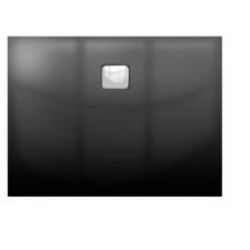  Riho Basel Black 430 fényes fekete 100x100 akril zuhanytálca DC34160 kád, zuhanykabin