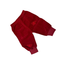 Rikidor Bébi Kordnadrág - Bordó Pillangó Hímzéssel 62 babanadrág