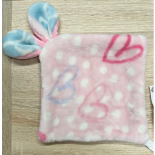 Rikidor Nyuszis Nyunyó Cumitartóval - Rózsaszín Szíves bébiplüss