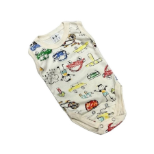 Rikidor Ujjatlan 2 méretes pamut body - Autós 68 kombidressz, body