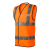 Rimeck 9V3 Rimeck HV Bright biztonsági mellény fluoreszkáló narancssárga - M