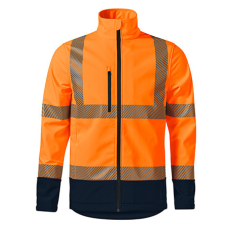 Rimeck ADL5V3 HV DROP Jól láthatósági softshell kabát (narancs, 3XL)