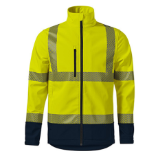 Rimeck ADL5V3 HV DROP Jól láthatósági softshell kabát (sárga, 4XL)