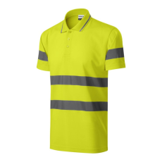 Rimeck HV Runway galléros póló unisex fluoreszkáló sárga L