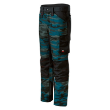 Rimeck Munkanadrág férfi Vertex Camo W09 camouflage petrol 44 méret munkaruha