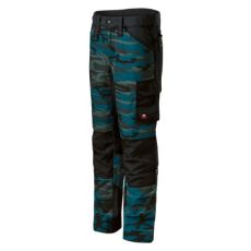 Rimeck Munkanadrág férfi Vertex Camo W09 camouflage petrol 48 méret