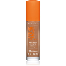 Rimmel Lasting Radiance élénkítő make-up SPF 25 árnyalat 400 Natural Beige 30 ml smink alapozó