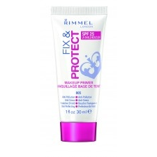 Rimmel London Fix & Protect Makeup Primer SPF25 primer alapozó alá 30 ml nőknek 005 smink alapozó