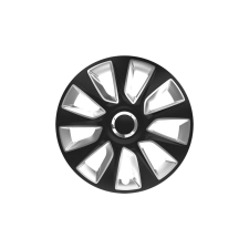 Ring Dísztárcsa 14&quot; Stratos Ring Chrome Black &amp; Silver (4 darabos garnitúra) dísztárcsa