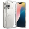 Ringke Apple iPhone 16 Pro Max, Műanyag hátlap + szilikon keret, közepesen ütésálló, Ringke Fusion, átlátszó
