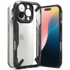 Ringke Fusion X ütésálló hátlaptok iPhone 16 Pro Max átlátszó-fekete tok és táska