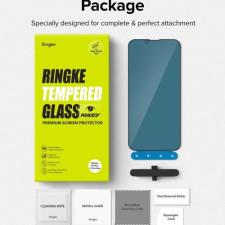 Ringke iPhone 14 Plus/13 Pro Max Screen Protector Privacy Tempered Glass with installation jig Black (G4as081) mobiltelefon kellék