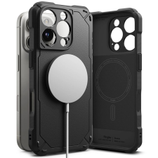 Ringke Rugged Gear MagSafe-kompatibilis tok iPhone 16 Pro Max - fekete tok és táska