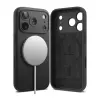 Ringke Silicone Magnetic - iPhone 17 Pro telefon tok, fekete