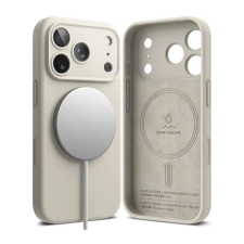Ringke Silicone Magnetic - iPhone 17 Pro telefon tok, szürke tok és táska