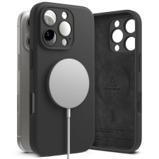 Ringke Silicone MagSafe-kompatibilis tok iPhone 16 Pro Max - fekete tok és táska