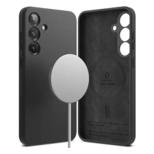 Ringke Silicone MagSafe-kompatibilis tok Samsung Galaxy S25 Plus - fekete tok és táska
