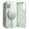 Ringke szilikon mágneses MagSafe iPhone 17 készülékhez tok puha menta