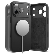 Ringke szilikon mágneses MagSafe tok iPhone 17 Pro Max készülékhez fekete tok és táska