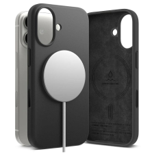 Ringke szilikon tok magnetic MagSafe iPhone 17 készülékhez fekete tok és táska