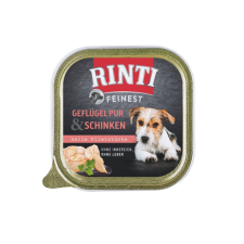 RINTI Feinest Poultry Pure&Ham baromfi és sonka 150 g kutyaeledel