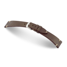 RIOS1931 RIOS Bedford bőr óraszíj, mokkabarna, 20/16mm óraszíj