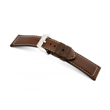 RIOS1931 RIOS Firenze Panerai bőr óraszíj, mokkabarna, 26/22mm óraszíj