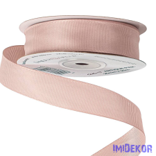  Ripsz szalag 20mm x 20m - Antik rózsaszín dekorációs kellék