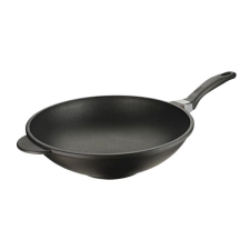 Risoli Platinum Wok serpenyő 32 cm üvegfedővel – professzionális olasz edény edény